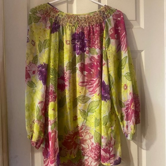 Charter Club Blouse Size 16 100% Polyester 5/$25 - Picture 2 of 4